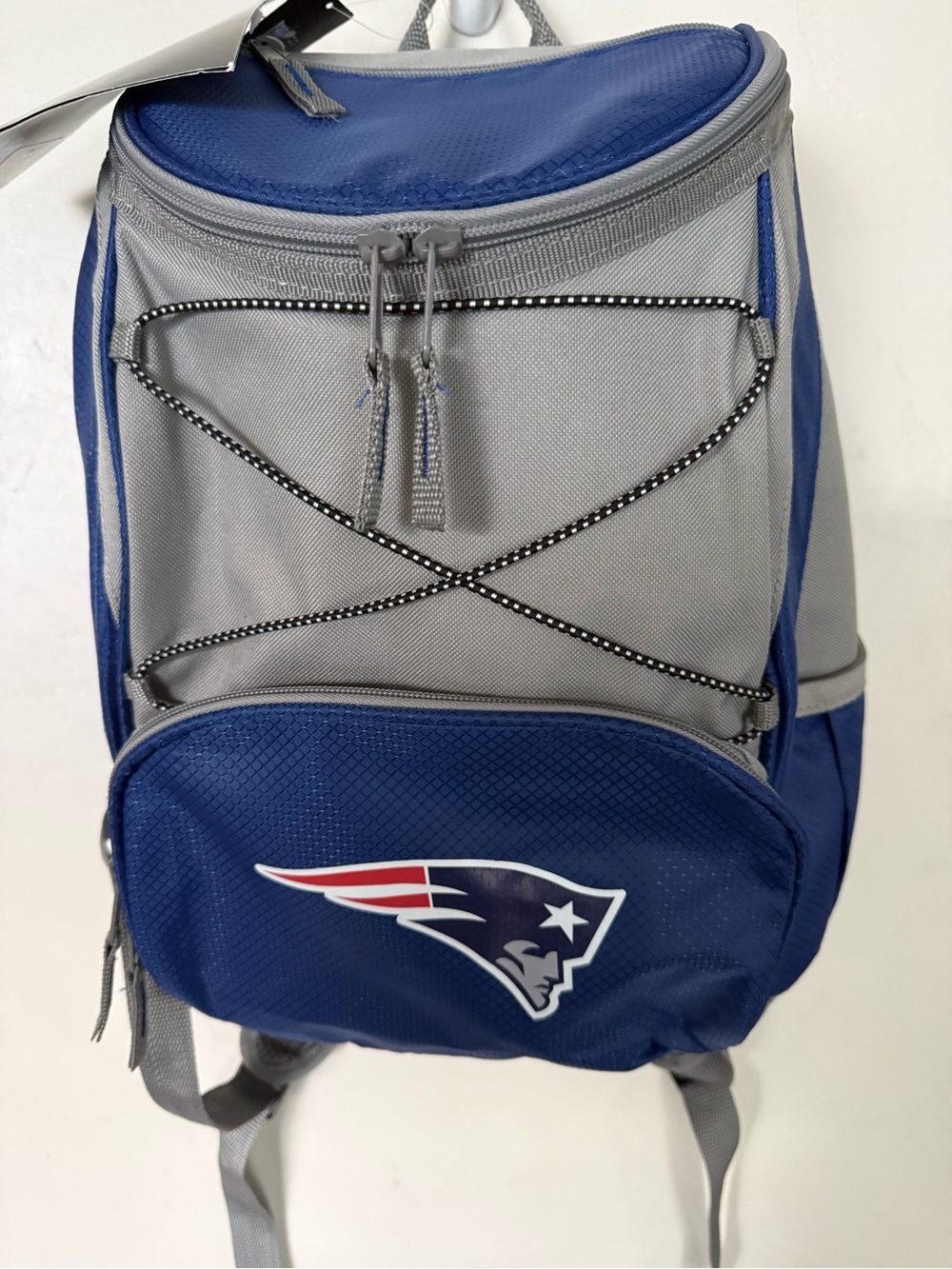 New England Patriots PTX Blue and Gray Backpack COOLER